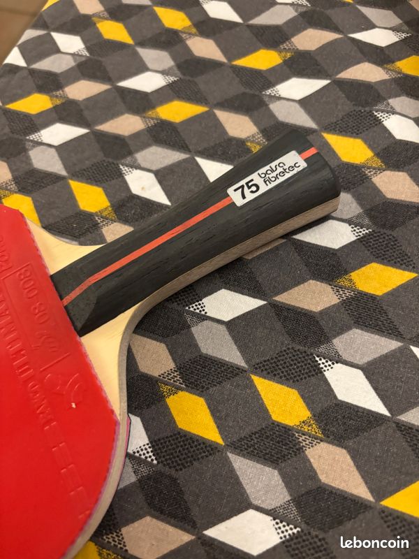 Raquette De Tennis De Table Vectorielle 3d Avec Balle Batte De Pingpong