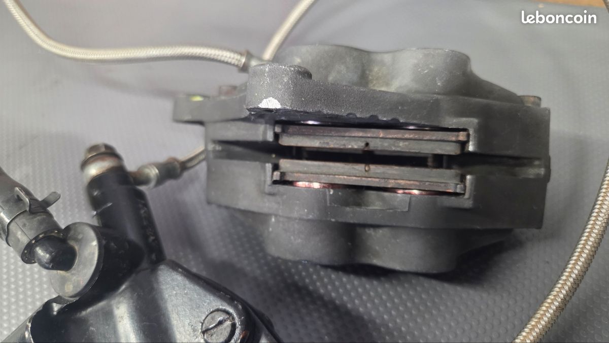 Maître-cylindre de frein avant + étrier Nissin 4 pistons + durite aviation – Entièrement révisé (image 2)