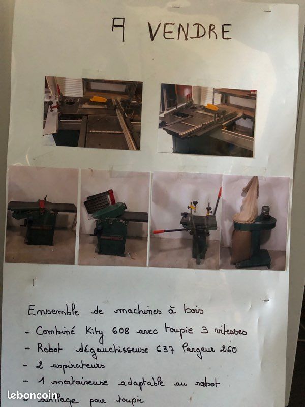 Lot de machines à bois (image 1)