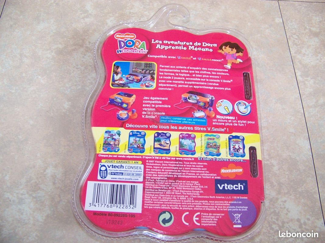 Jeu Bob L'éponge Pour V.Smile Pro – Vtech, Neuf Sous Blister, éducatif
