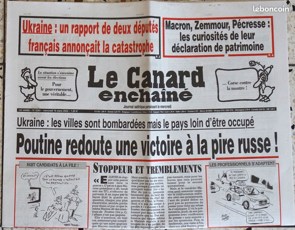 Le Canard Enchaîné 5288 (image 1)