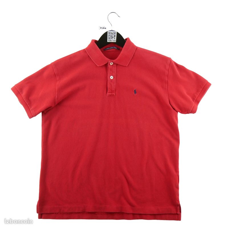 Polo Ralph Lauren Polo manches courtes Femme Taille L Rouge #QWE3760 (image 1)