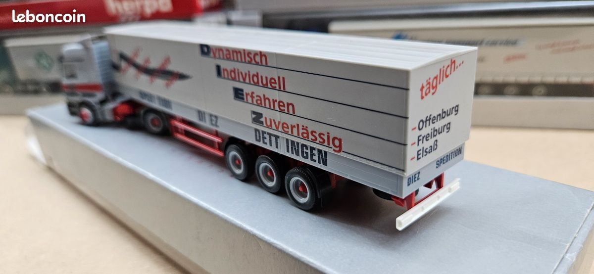 Herpa 316132 1/87 Ölçek, Mercedes-Benz Actros 2.3 Silo Dorseli TIR (Kleigrewe