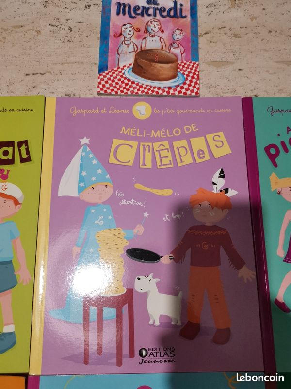 Lot de 6 livres recettes enfants les p'tits gourmands en cuisine (image 6)