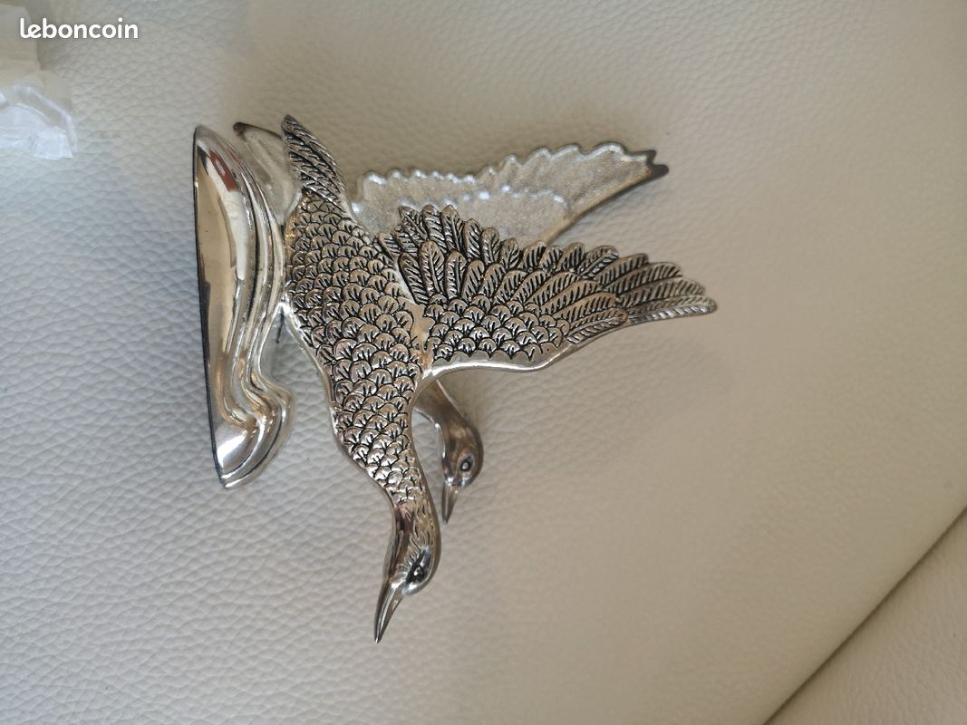 Porte-serviettes plaqué argent Silea (image 3)