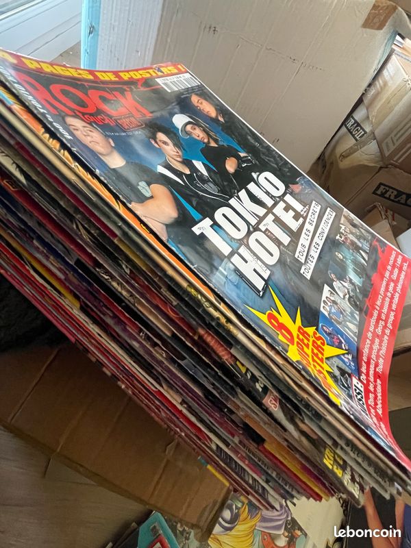 Grand lot de posters et magazines Tokio Hotel (et autres) (image 1)