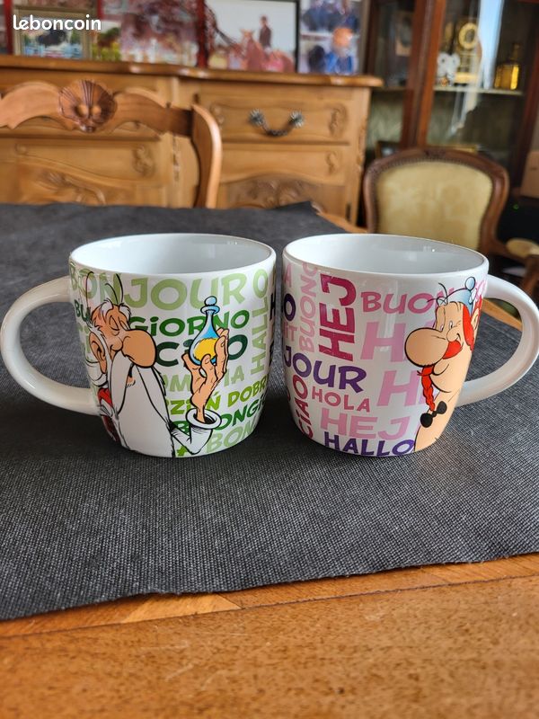 Mug Astérix Et Obélix Officiel - 325 Ml, Céramique - Neuf Avec Boîte, Passe Au Micro-ondes - Cadeau Idéal Pour Les Fans De BD