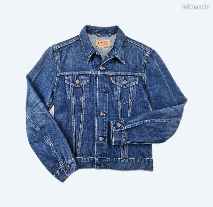 Veste En Jean Levi's Pour Femme Taille M - Bleu Délavé, Coupe Regular, Occasion En Très Bon état