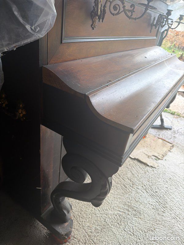Piano ancien Kriegelstein & Cie Paris – À restaurer (image 5)