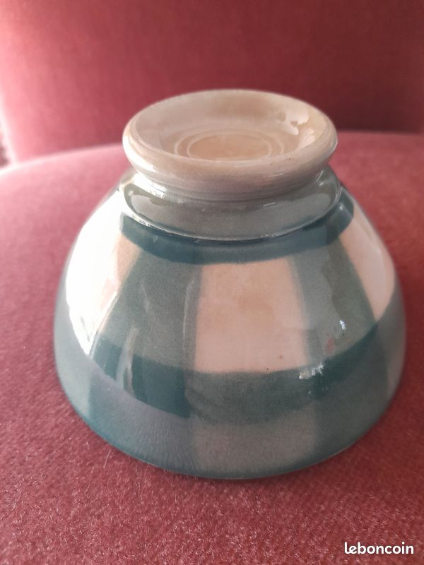 Bol ancien décor torchon (image 10)