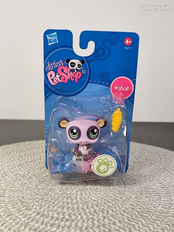 Figurine Littlest Pet Shop (Hasbro) Panda - Réf 1305 - Occasion