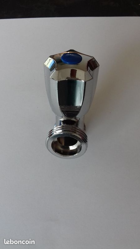 Robinet chrome equerre machine a laver male male (image 2)