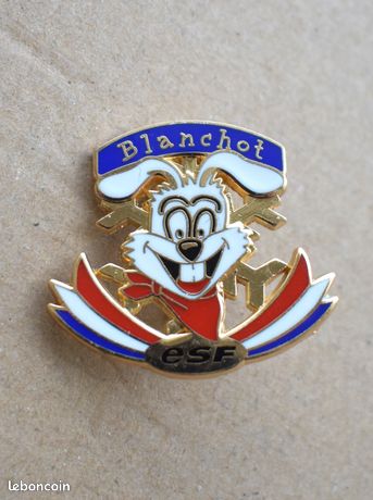 Pin's Badge Broche ESF Ecole du Ski Français Flocon 2