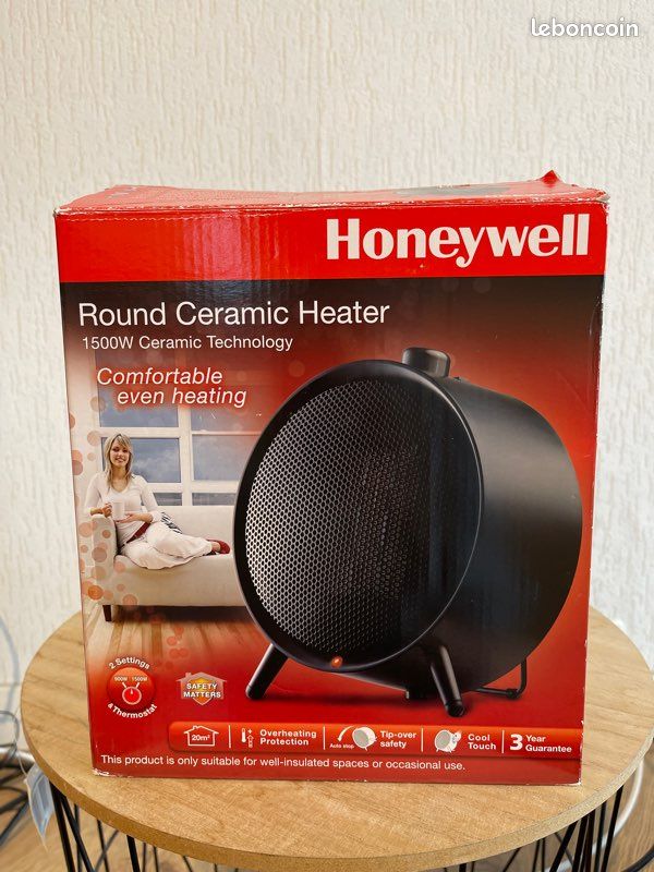 Honeywell Chauffage céramique rond 1500w (image 1)