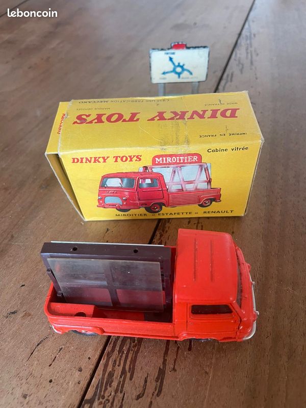Ancienne Dinky Toys France 564 - Miroitier Estafette Renault - Avec Boîte D'origine