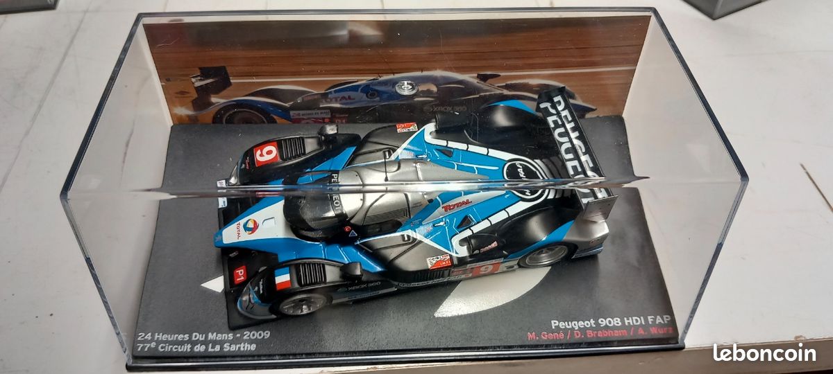 Miniature voiture Peugeot 908 HDI 24h du Mans (image 5)