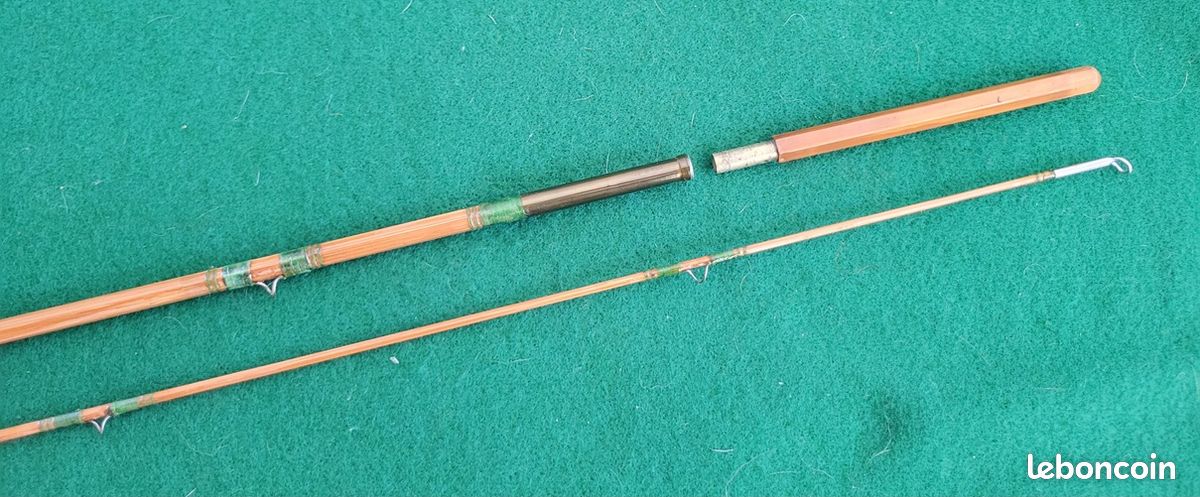 6'9p CANNE à MOUCHE Blank Pezon Michel Bambou Refendu Fly rod Fishing