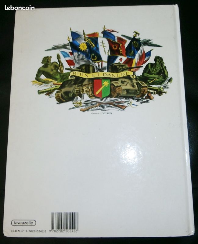 BD E.O "L'EXTRAORDINAIRE EPOPEE - RHIN ET DANUBE" 1ere ARMEE FRANCAISE - Gal DE LATTRE DE TASSIGNY - WW2 - Lavauzelle 1989 (image 2)