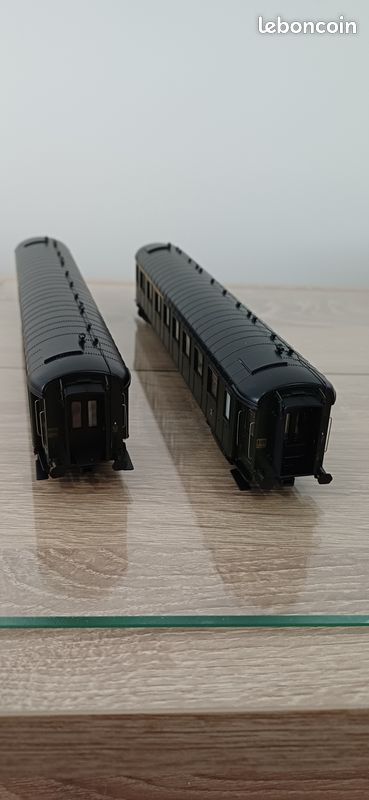 2 Voitures OCEM courtes REE mixtes 1/2e classe SNCF épq 3 (image 9)