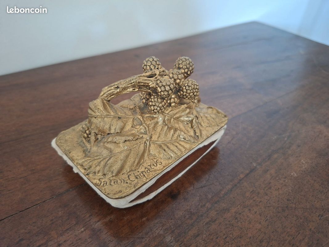 Nécessaire de bureau Art déco Gazan Chiparus signé (image 4)