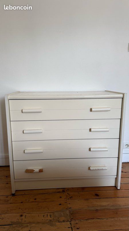 Chaise pliable bois blanc (image 12)