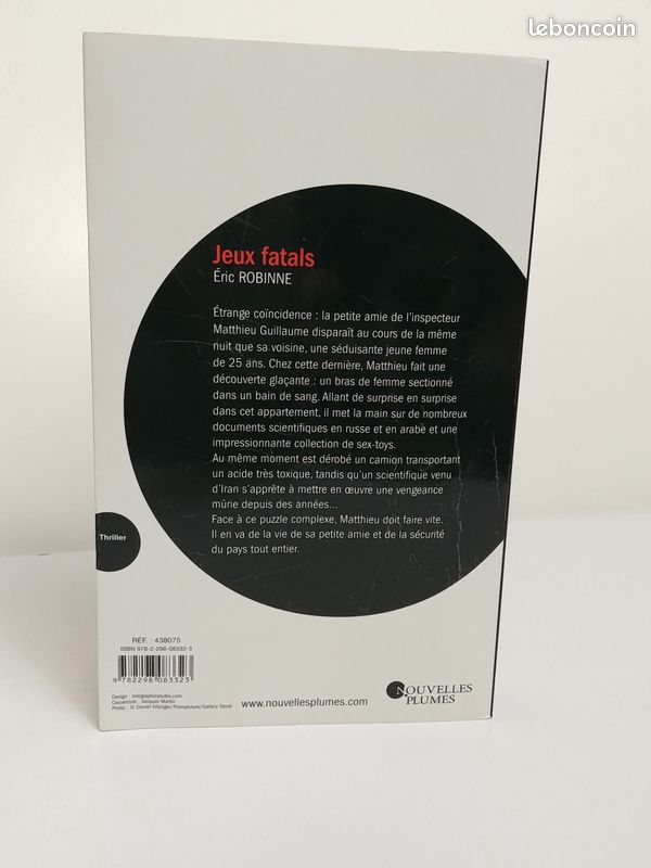 Roman - Jeux fatals - Eric Robinne (image 2)