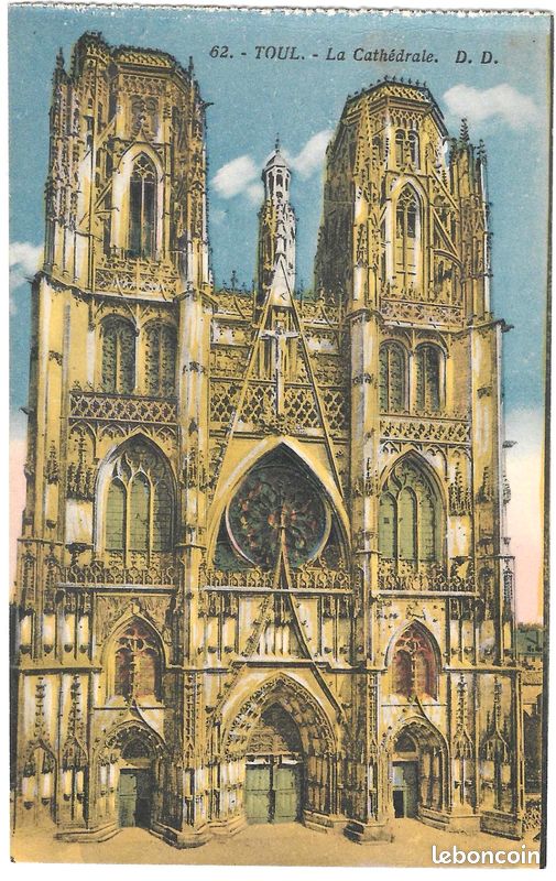 Lot de 136 cartes postales anciennes, theme : eglises, cathedrales, abbayes ... (image 7)