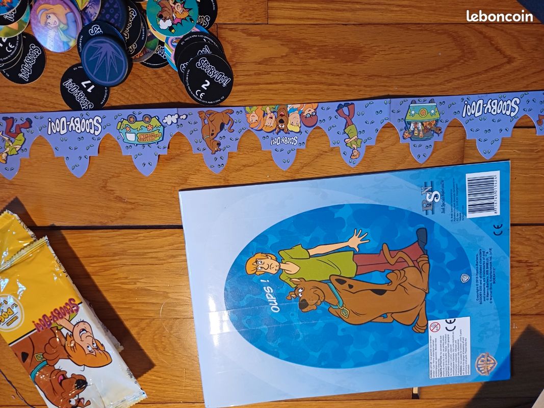 Lot dessin autocollant pogs scooby doo (image 10)