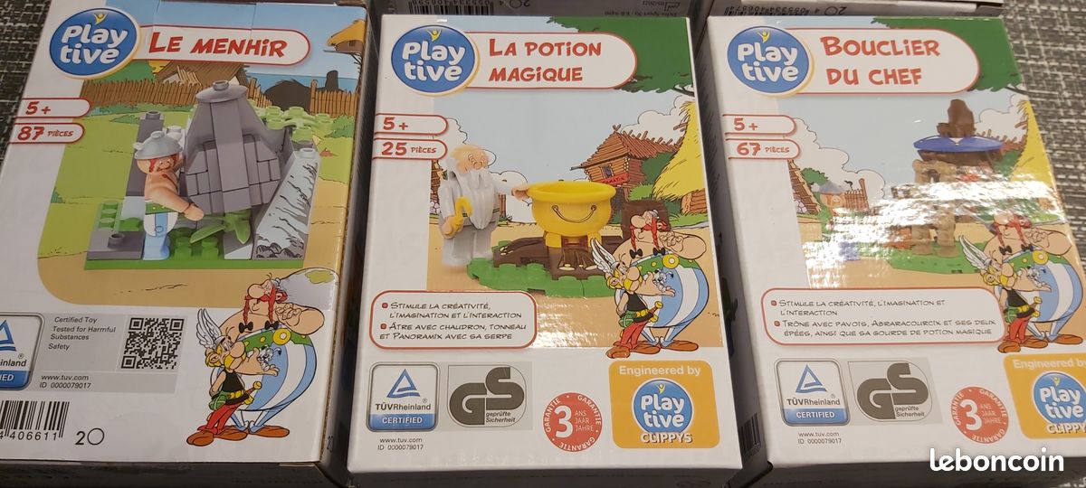 Prix pour les 6 Figurines obelix Astérix jouets boites neuves jamais ouvertes (image 3)