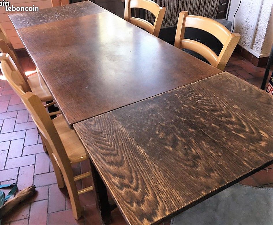 Table extensible + 4 chaises (image 2)