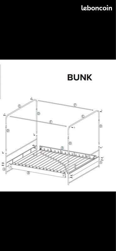 Lit baldaquin Bunk Vtwonen 160x200 (image 3)