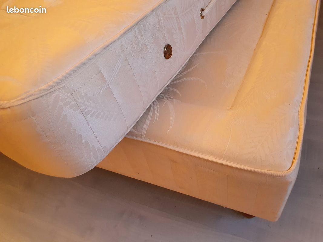 Matelas + sommier + tete de lit (image 4)