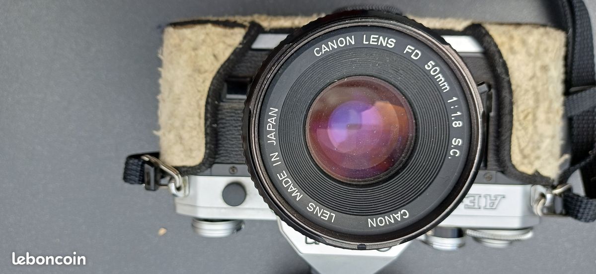Appareil photo CANON AE-1 Lens avec flash (image 2)