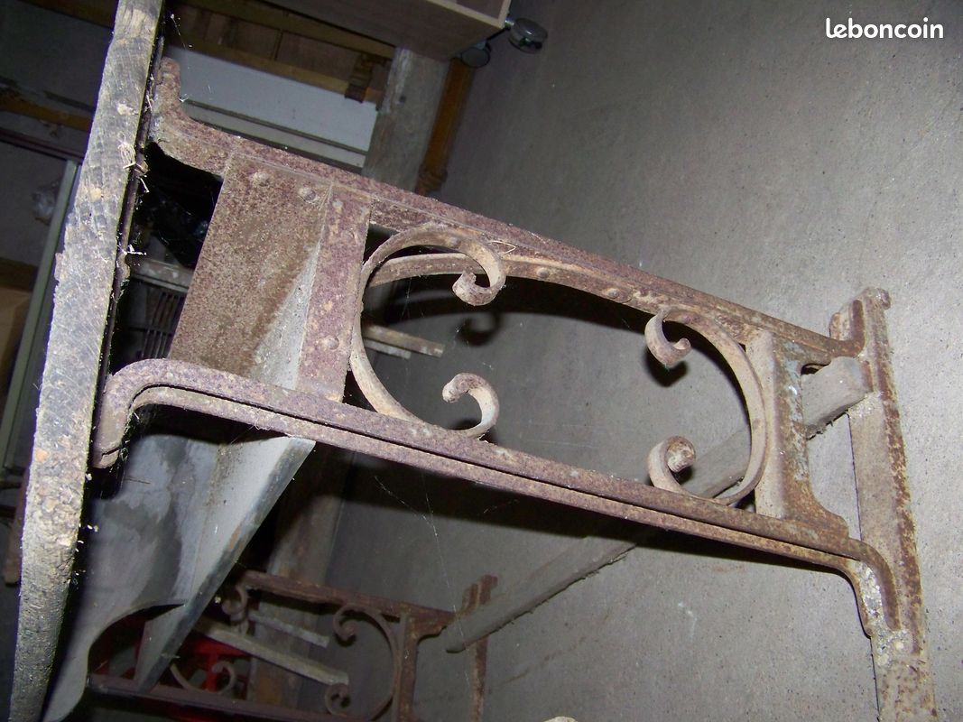 Rare et original bureau d'écolier ancien (image 5)