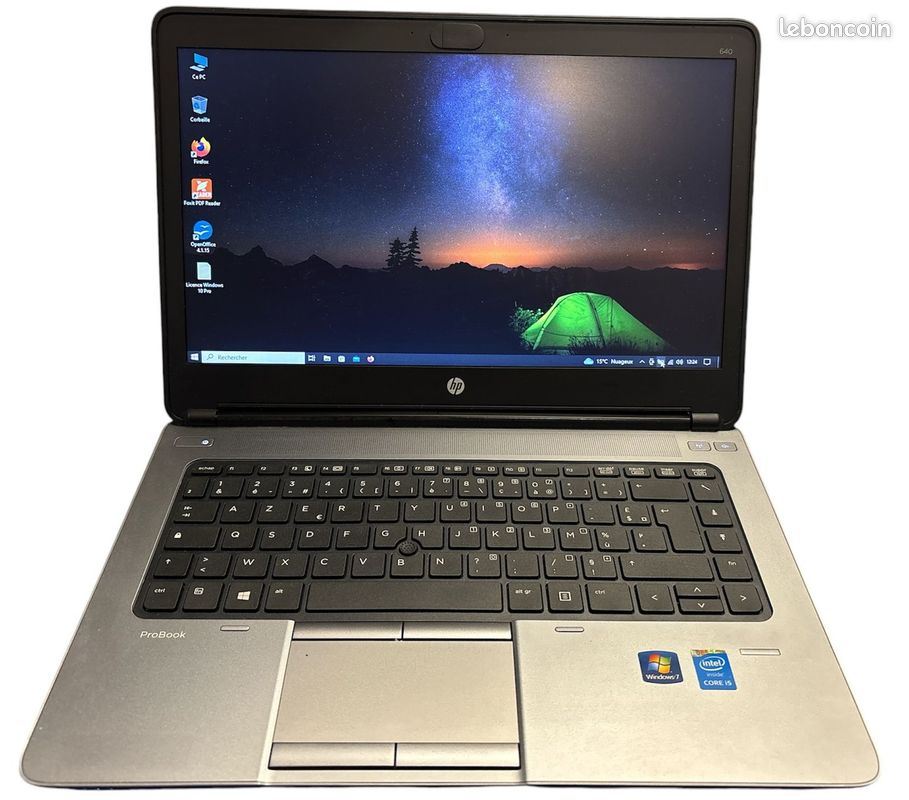 HP PROBOOK 4 G1iR Notebook - 14 Core 5 120U 16 Go RAM 250 Go SSD Argent AZERTY EUR 340,00 - FR