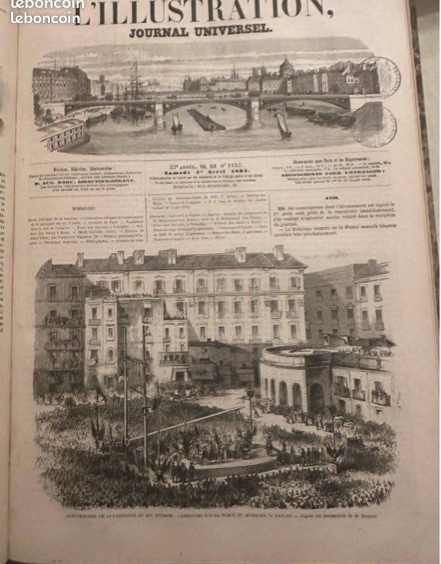 Semestres reliés du journal l'illustration après 1900- à venir chercher rapidement (image 9)