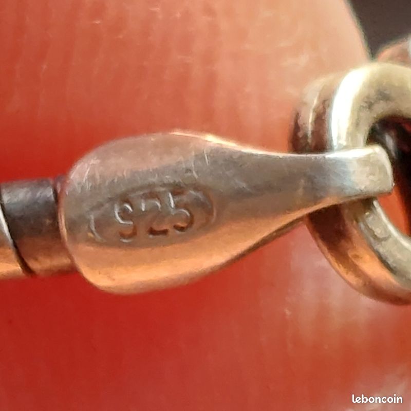 Pendentif Vintage En Ambre Baltique Naturel Et Argent 925 - Bijou Ancien Et Unique