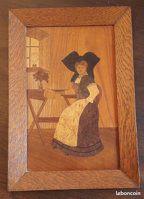 Tableau alsacien Marqueterie d'Art (image 1)