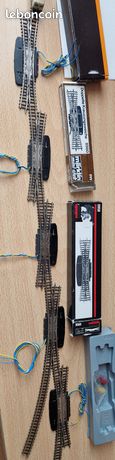 Traversée-jonction double voie K Märklin, longueur 225 mm / rayon 902,4