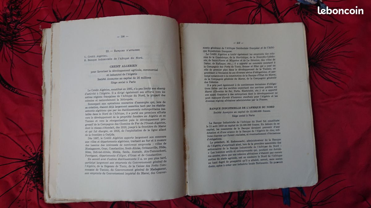 Rare ouvrage – La Monnaie et le Crédit en Algérie depuis 1830 – P. Ernest-Picard (1930) (image 11)