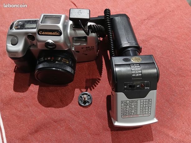 Appareil Photo Canon Canonmatic Fmd Objectif 1:4.5 50 Mm + Flash S