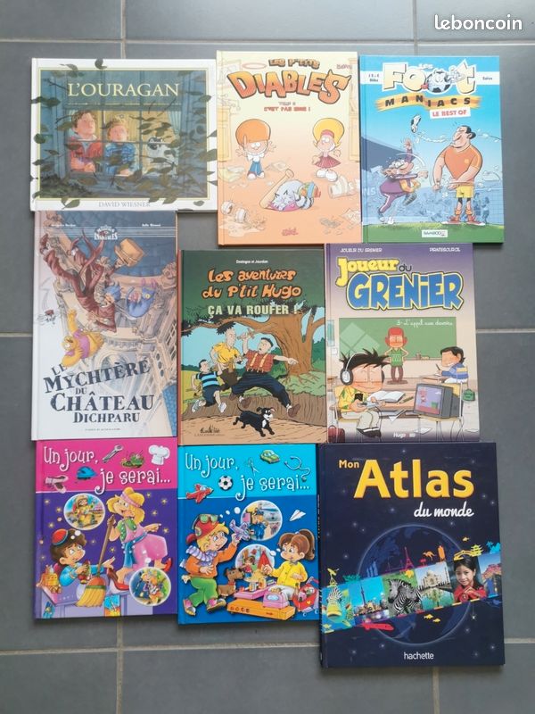 19 livres jeunesse, BD, enfants (image 1)