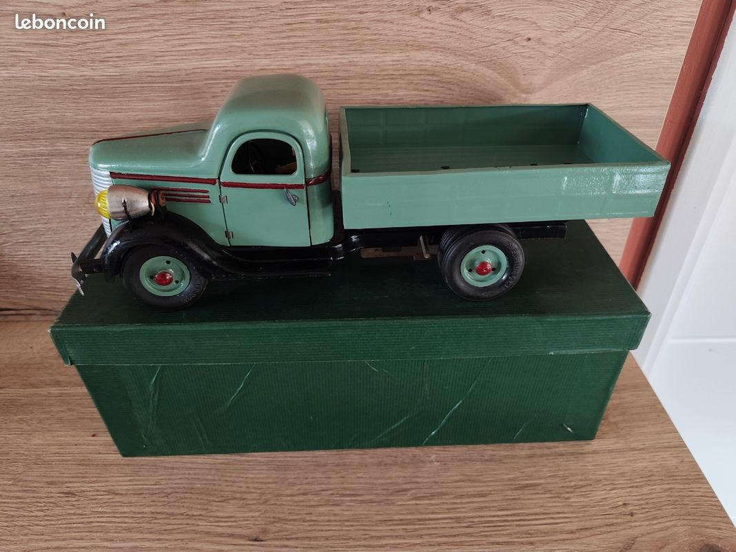 VEBE BONNET FRERE ANCIEN CAMION BENNE Jouet Automate En Tôle ref 1303