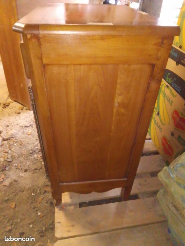 Meuble merisier 1 porte et un tiroir (image 3)