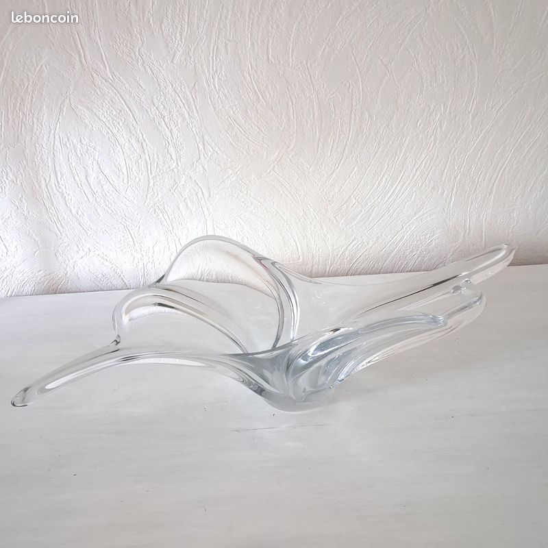 Ancien centre de table en cristal (image 1)