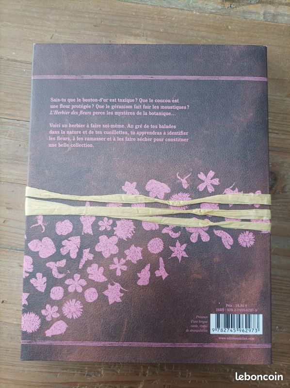 Livre neuf herbier à fleurs (image 2)