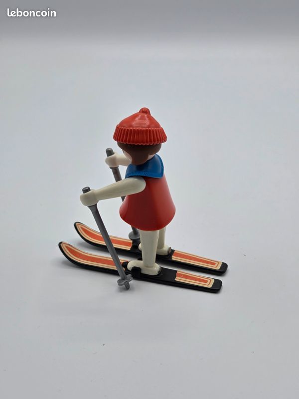 Playmobil 3467 Famille De Skieurs – Set Sports D'hiver Vintage Complet – 100% Complet