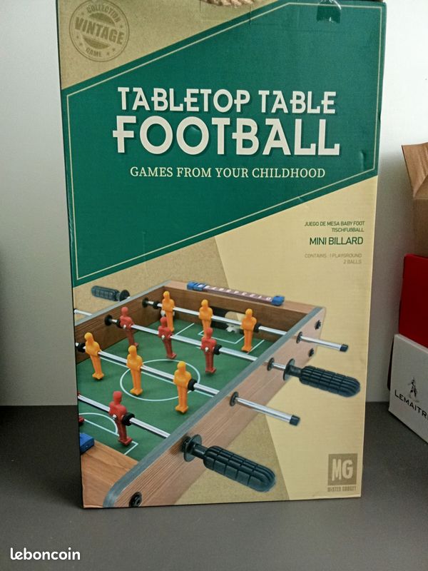 Mini baby‑foot de table – Mister Gadget – Tabletop football – Compact & portable (image 2)