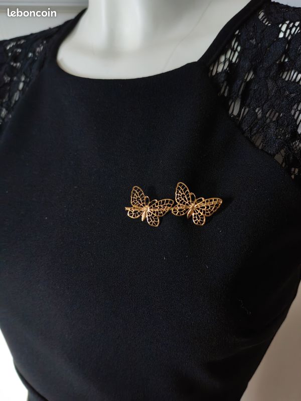 Broche Vintage Ville De Hyères Filigrane Années 1970 - Neuf Vieux Stock, état Parfait