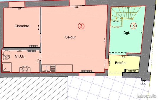 Appartement 2 pièces 41 m² · à Gaillac · 41 m² · 85 000 €